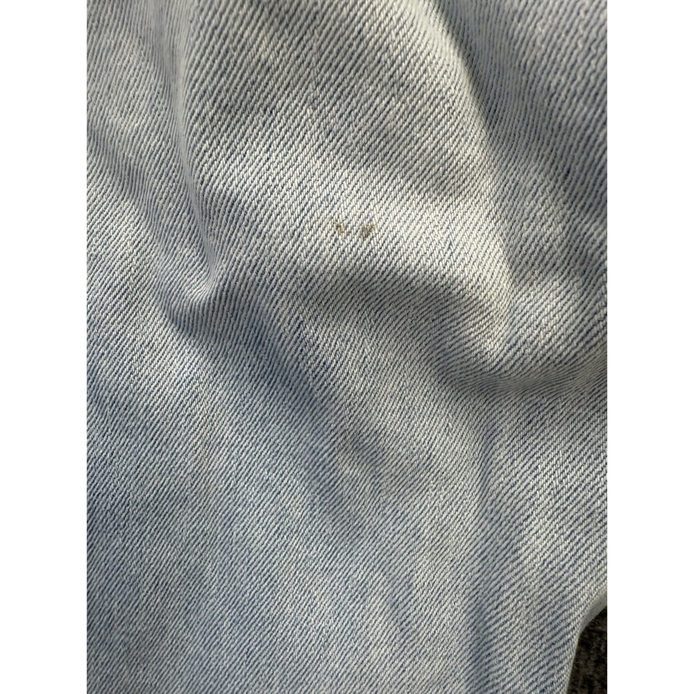 Mens 33x32 H&M Denim Skinny Distressed Jeans Light Wash Coupe Moulante Mid Rise - Picture 14 of 16